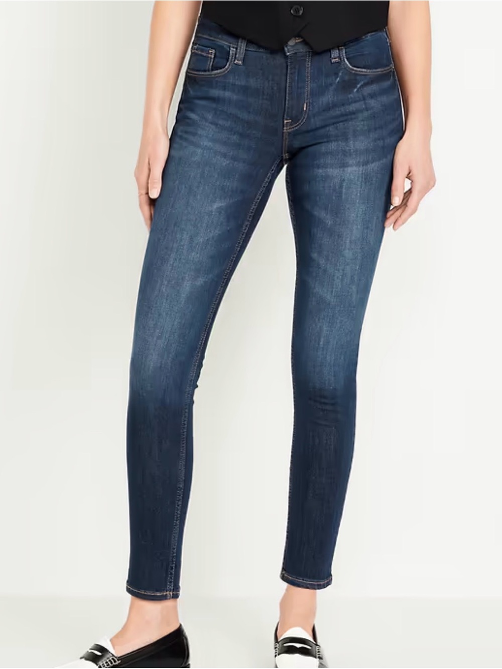 Old Navy Mid Rise Rockstar Super Skinny Jeans 16